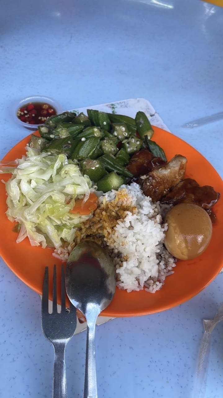 Economy rice which cost over RM20 in Cheras