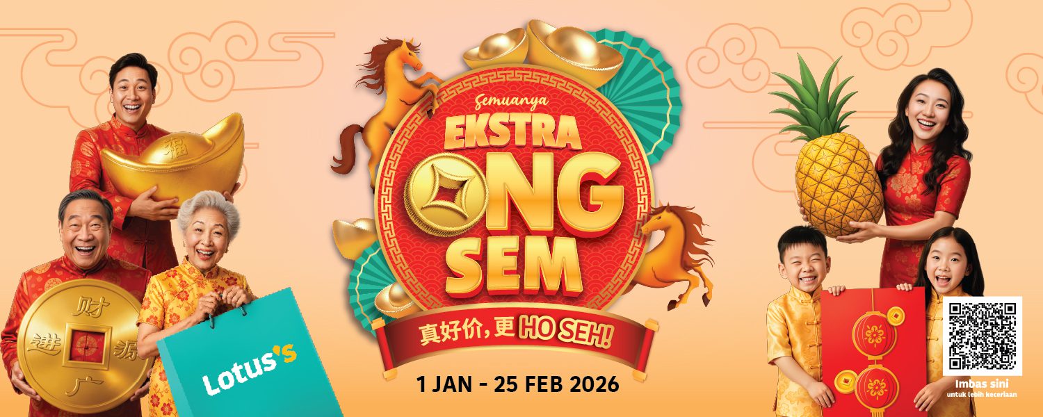 Eh You Know Or Not, CNY Shopping At Lotus’s Got RM888,888 Contest