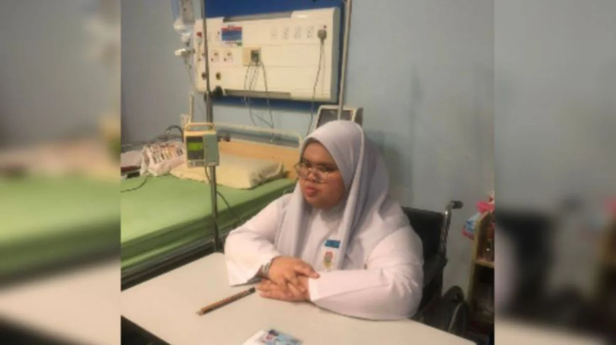 eiffa spm student sits for spm in hosptial