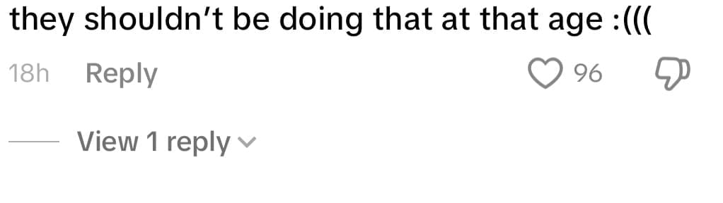 elderly woman work as mascot comment
