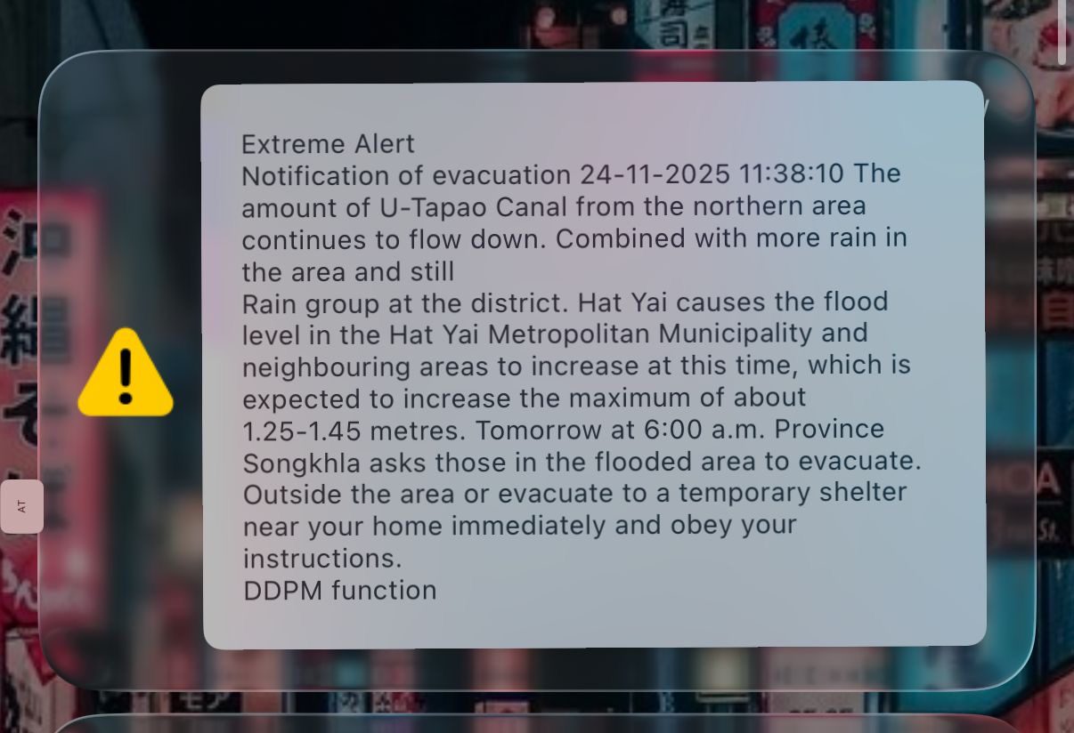evacuation alert