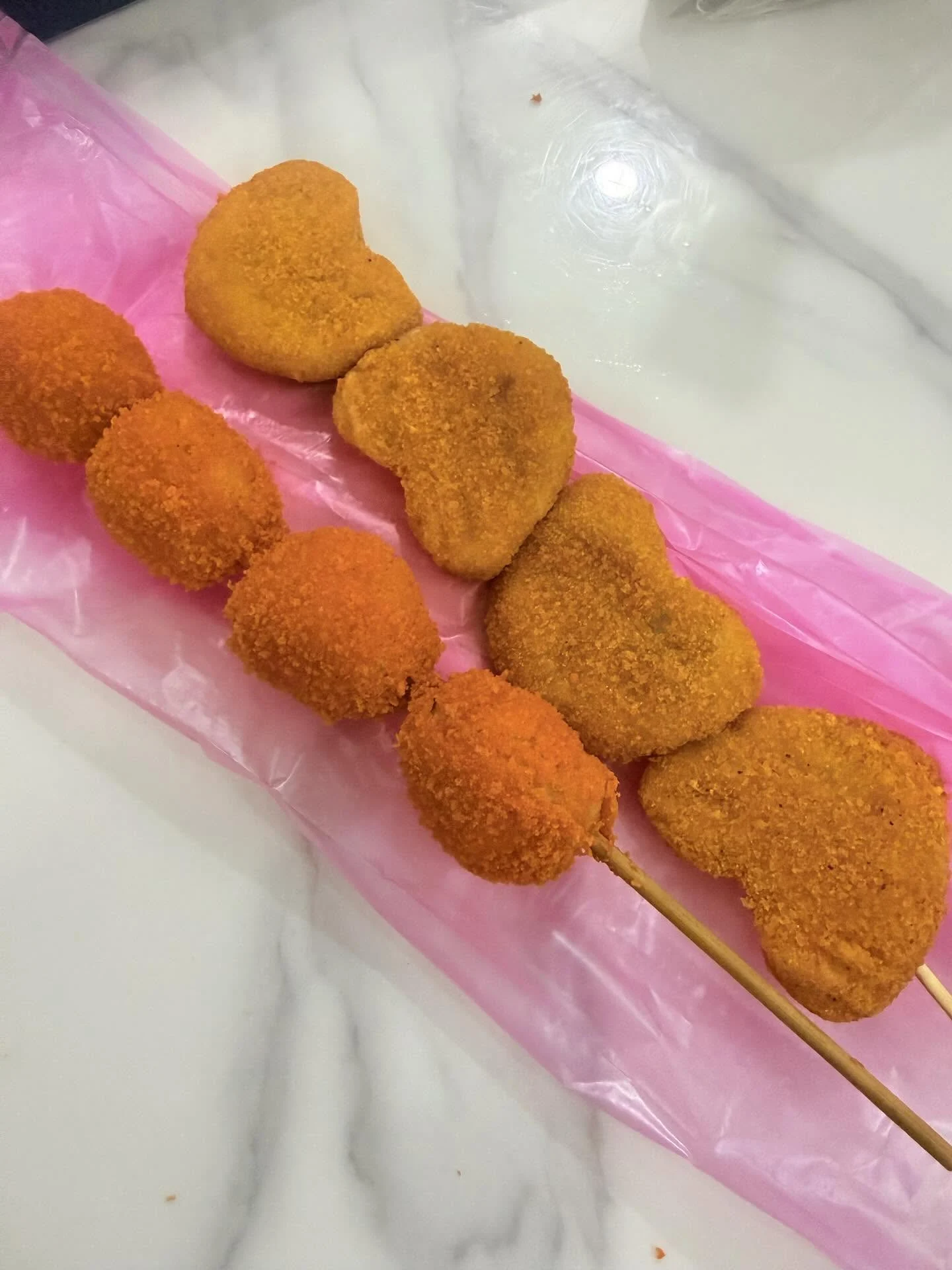 Expensive fried foods Ramadan bazaar