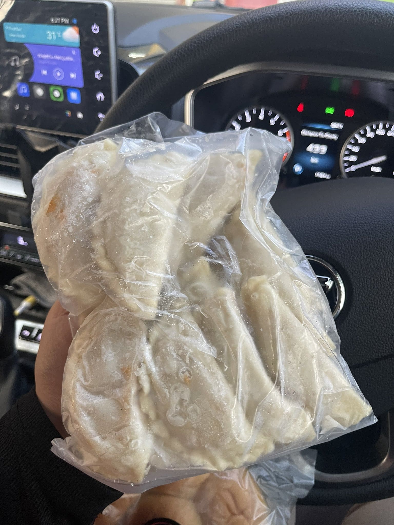 frozen curry puffs