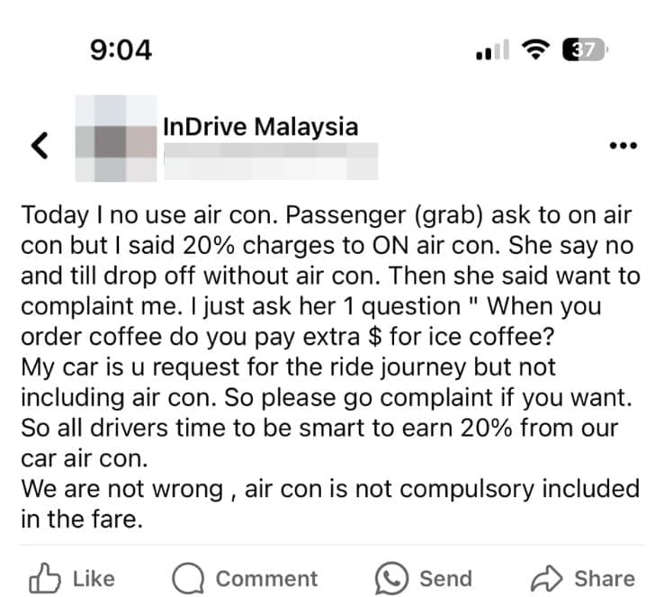 facebook post