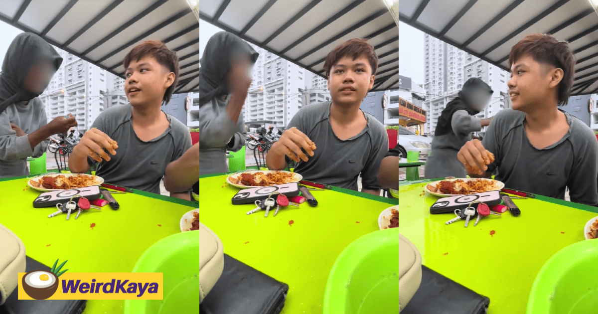 Female Beggar Hits M'sian Man Repeatedly After He Refused To Give Her A Cigarette