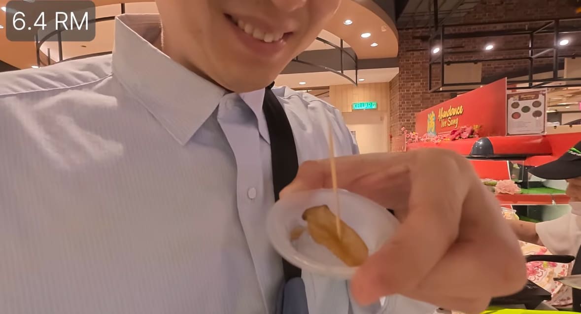 food sample tasting