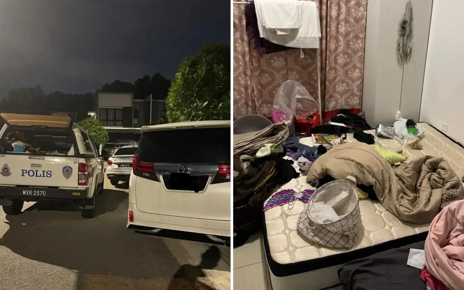 footballer's house robbery incident