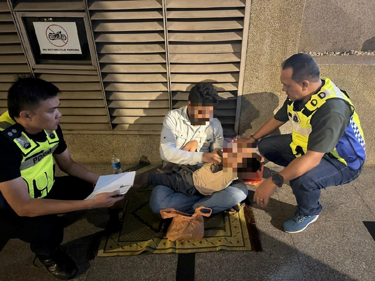 foreign beggar being investigated by pdrm