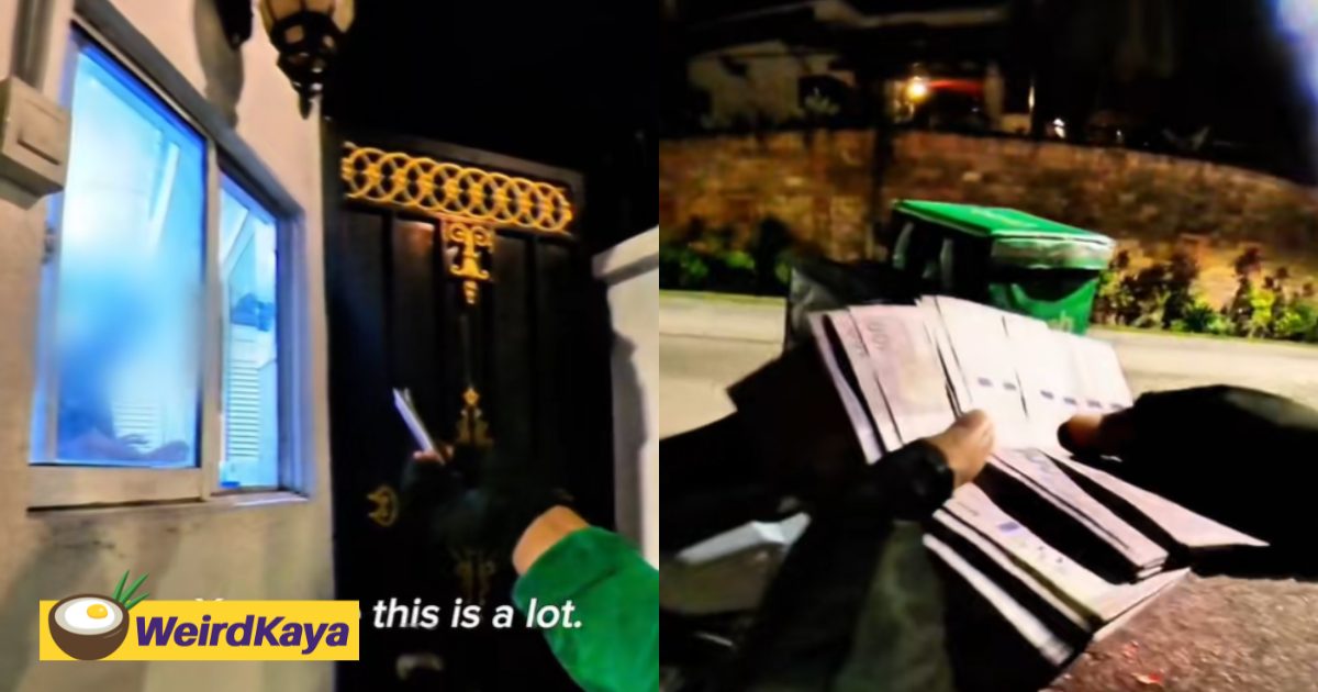 M'sian Delivery Rider Receives RM1,000 In Tips As Foreign Customer Was Too Lazy To Exchange Currency