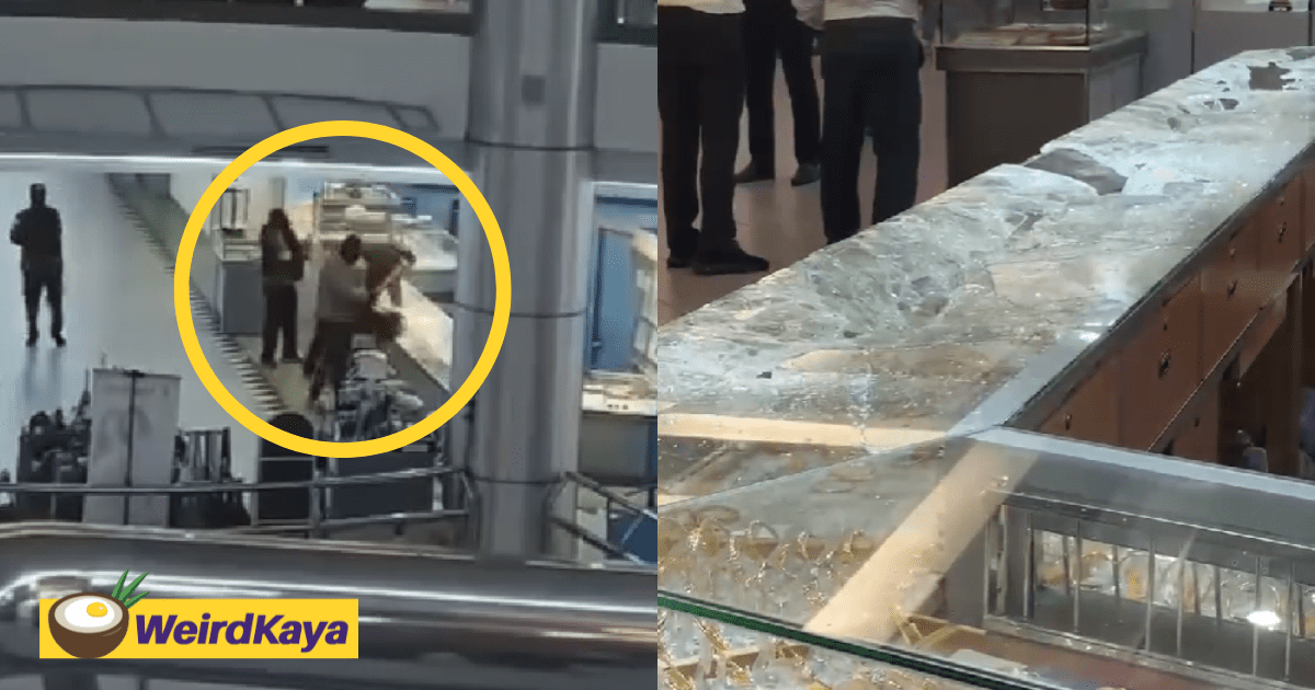 Four Men Disguised As Security Guards Robbed Jewelry Store At Kajang Mall
