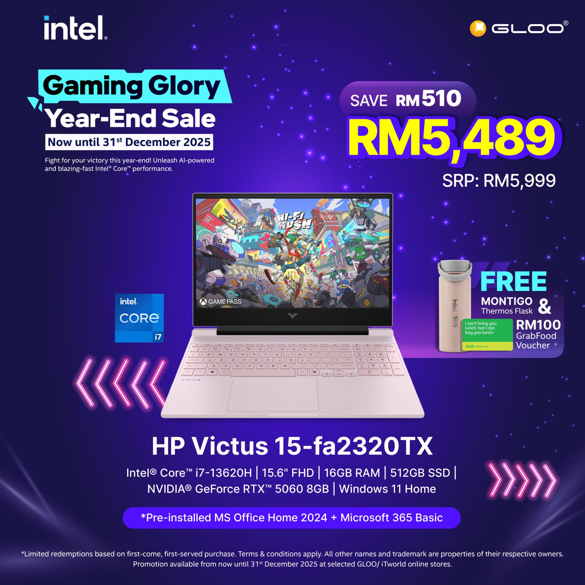 Intel® Core™ Ultra Brings 2.3× Faster Gaming & 63% Faster Editing — Now On Sale At GLOO & iTworld