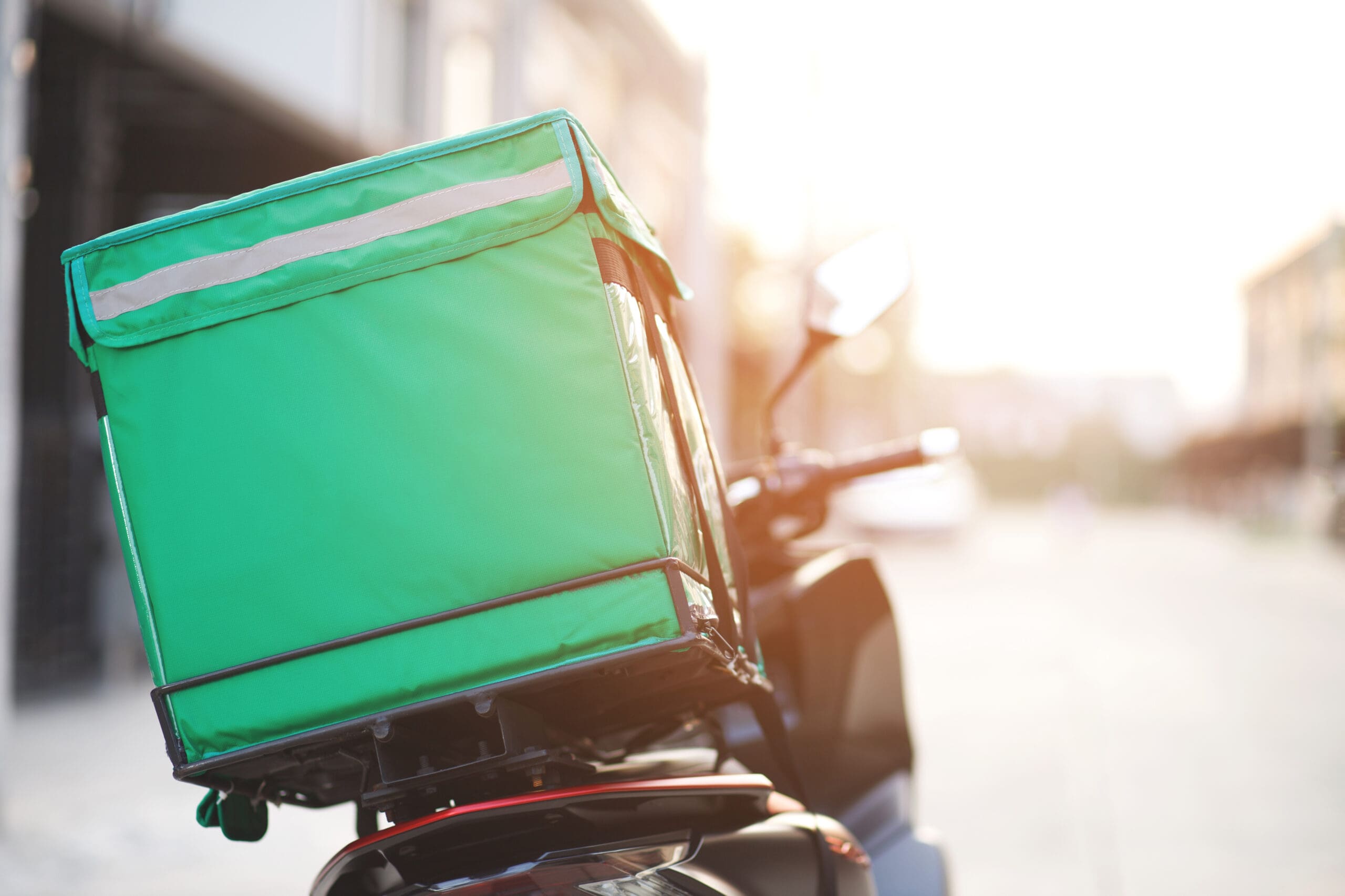 Grab Food delivery bike