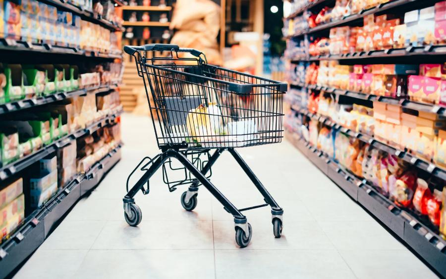 grocery shopping trolley