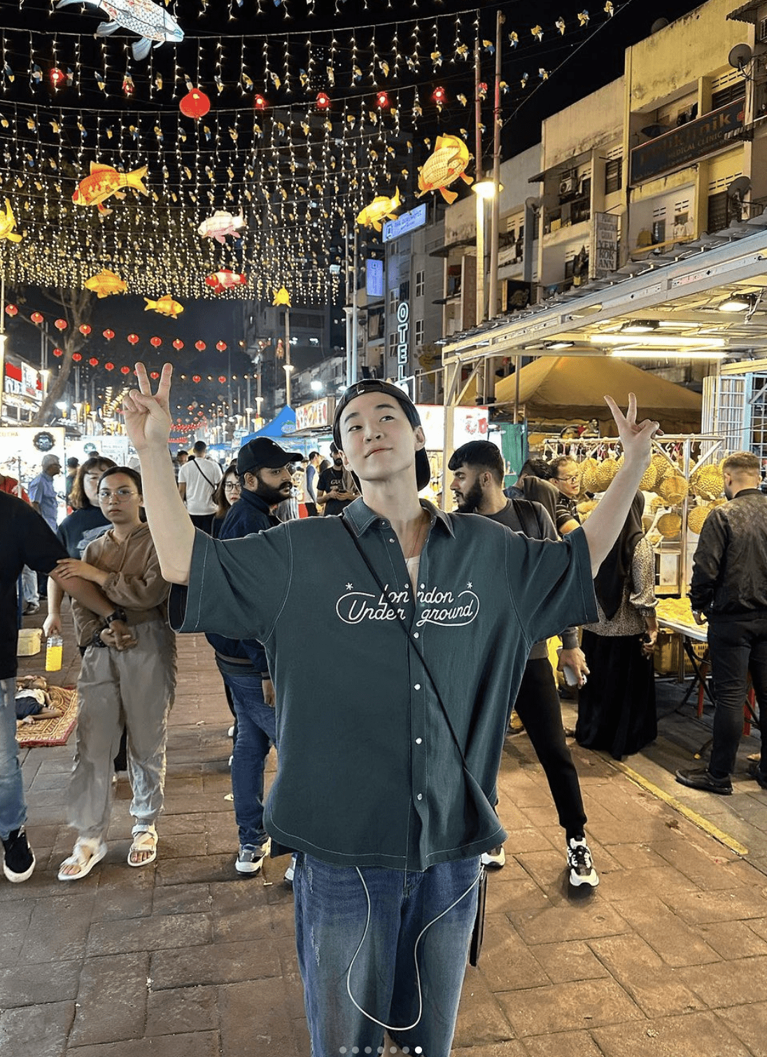 Henry Lau in Jalan Alor