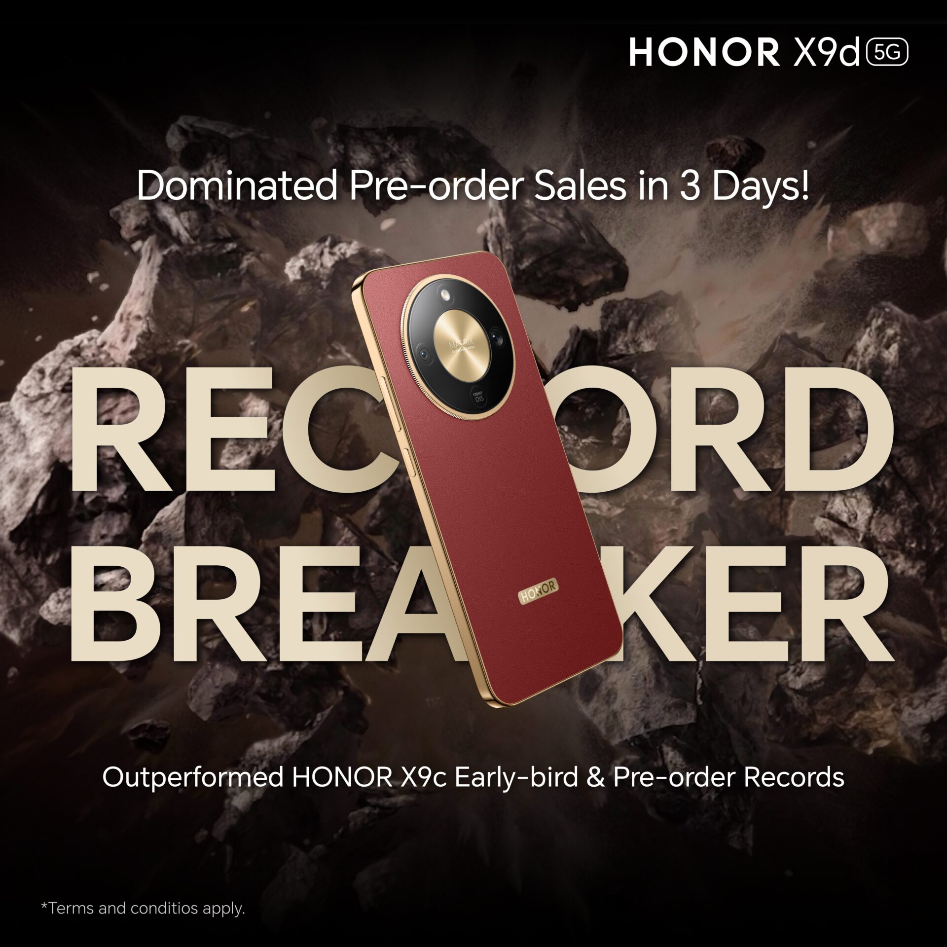 HONOR X9d Record Breaker