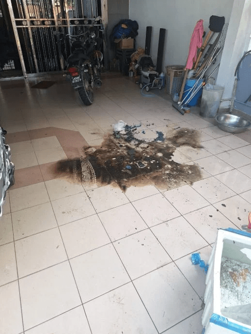 Hoo's home damaged by Molotov cocktail