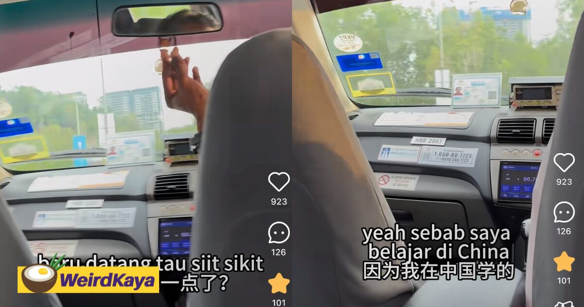 'I Learnt It In China!' – M'sian Driver Shocked After Hearing Foreign Student Speak Fluent Malay