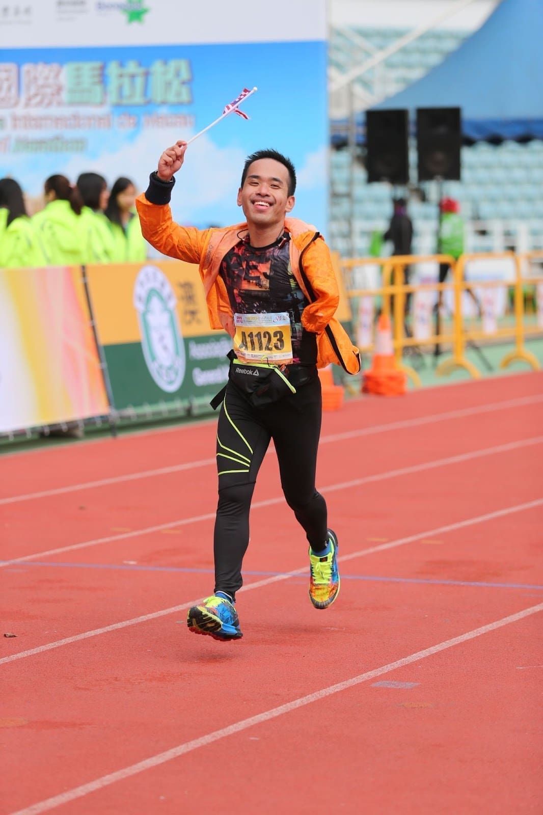 CK Loh in an international marathon