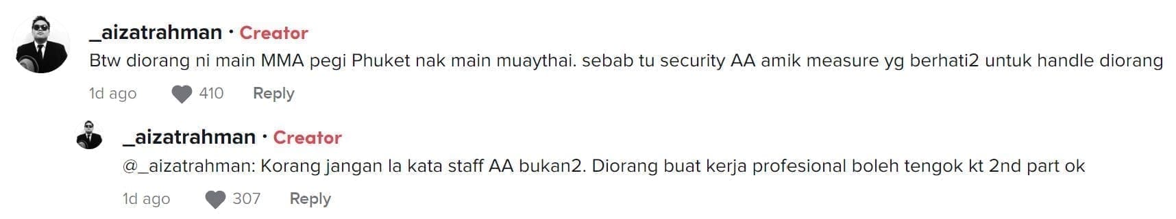"We Don't Give A F***!" — MMA Fighters Kicked Off AirAsia Flight For Cursing At Cabin Crew & Passengers comment 1