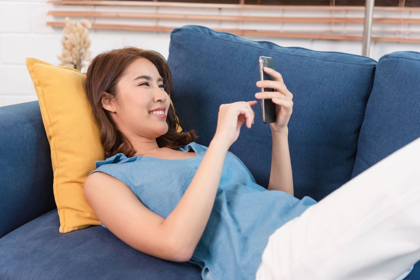 Woman on her phone