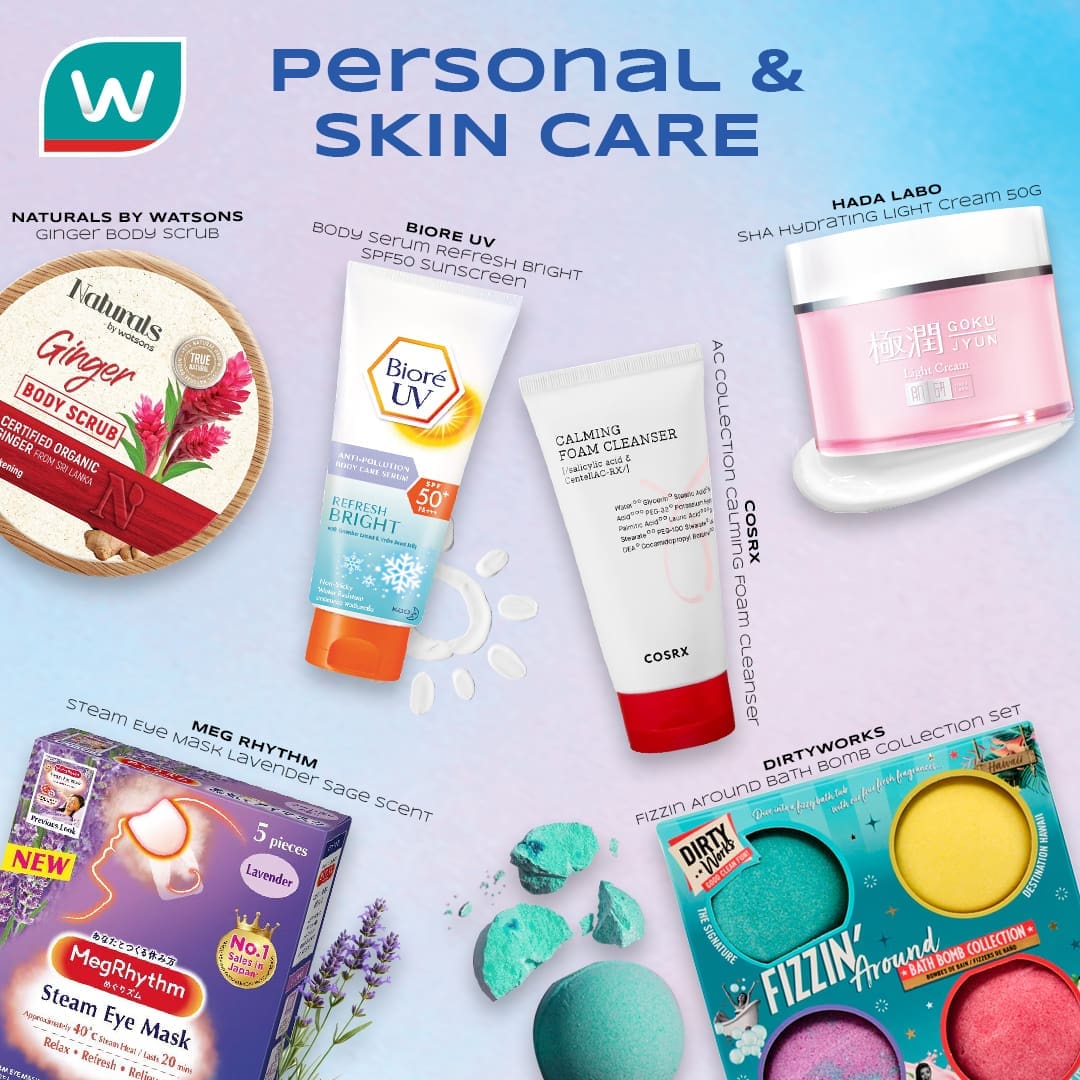 Watsons Mother's Day promo personal & skincare products