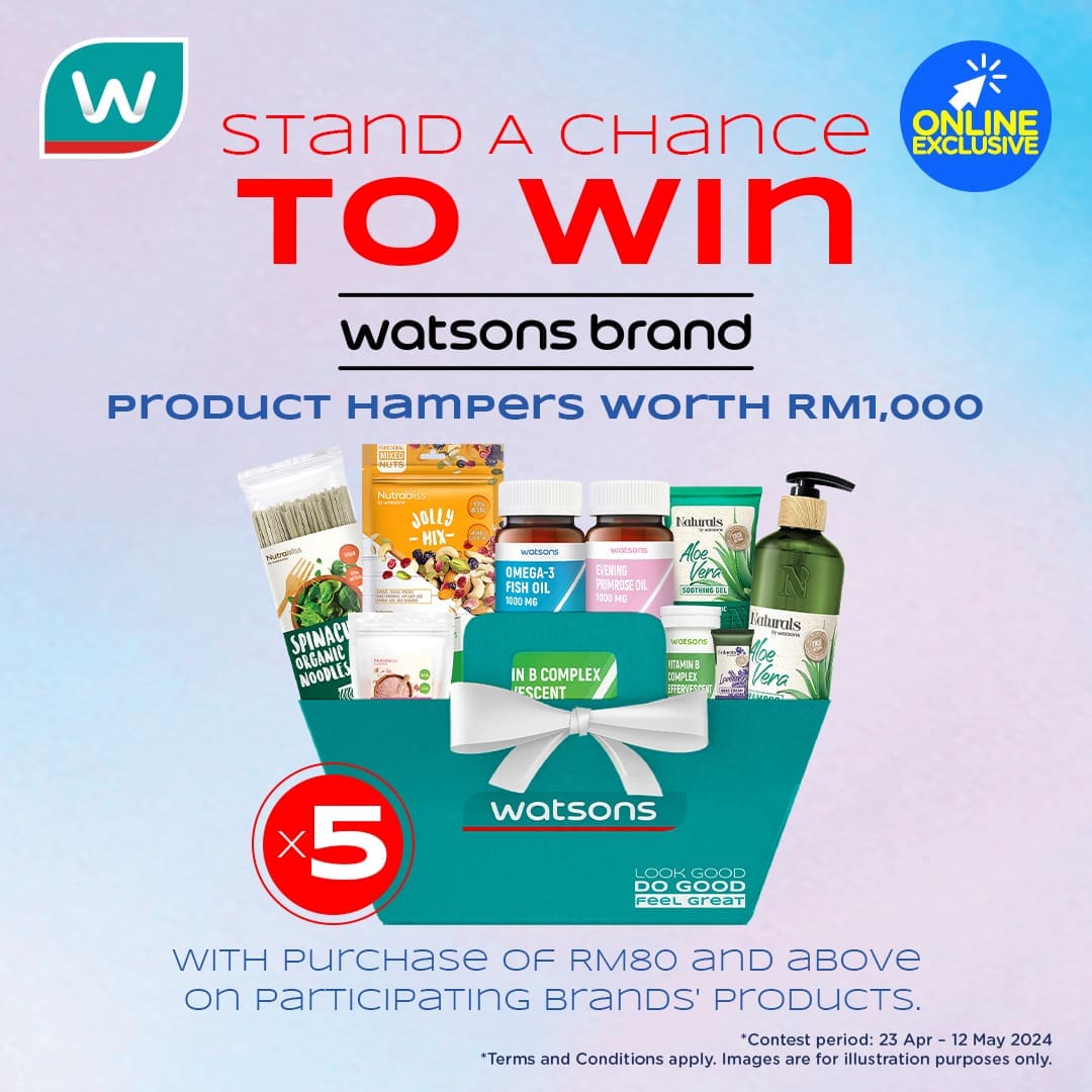 Watsons Mother's Day hamper giveaway