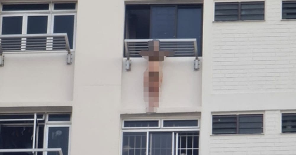 Woman Seen Hanging Naked From 11th Floor Of SG Flat Before Falling To Her Death