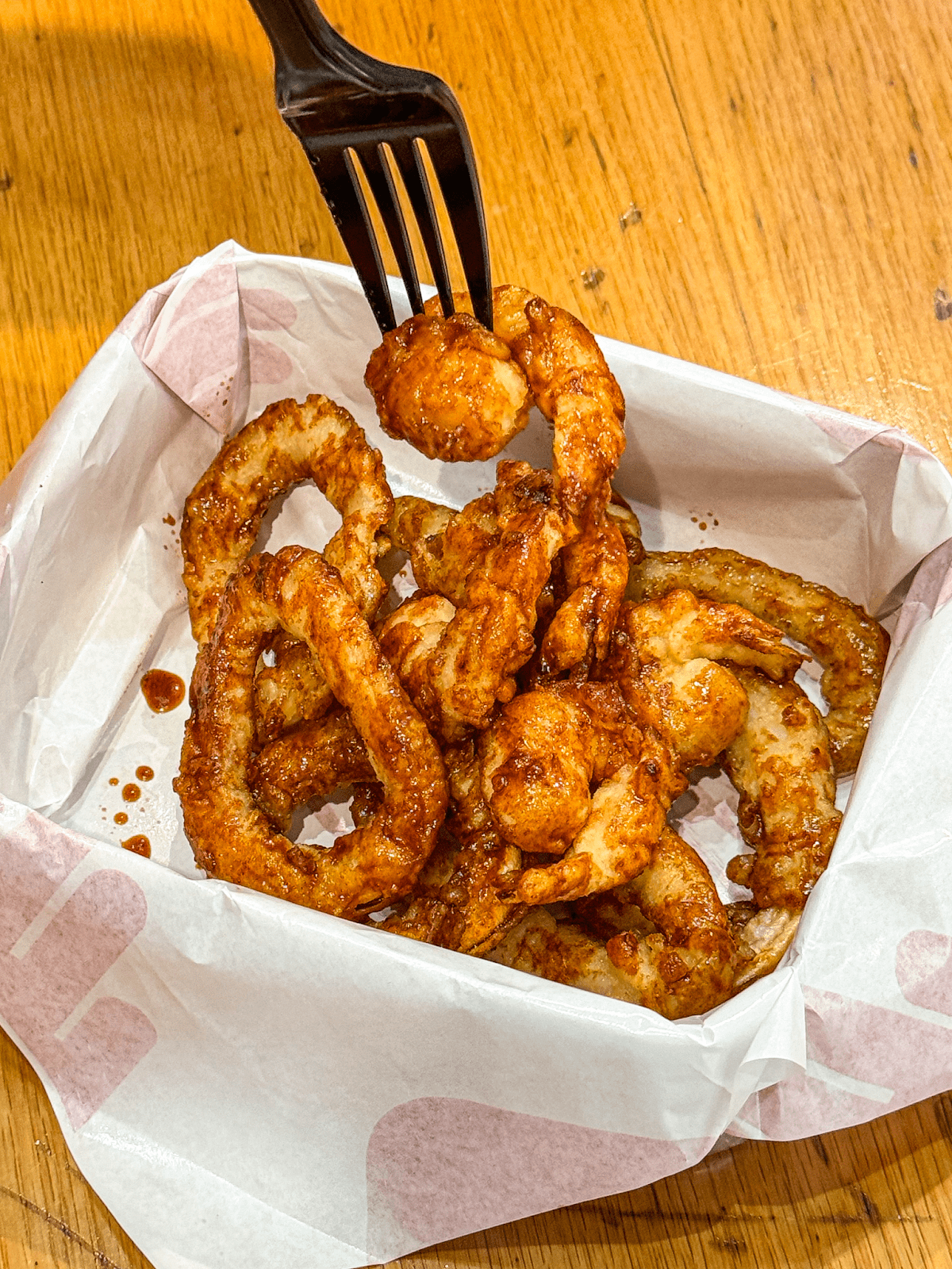 box of 4fingers calamari 
