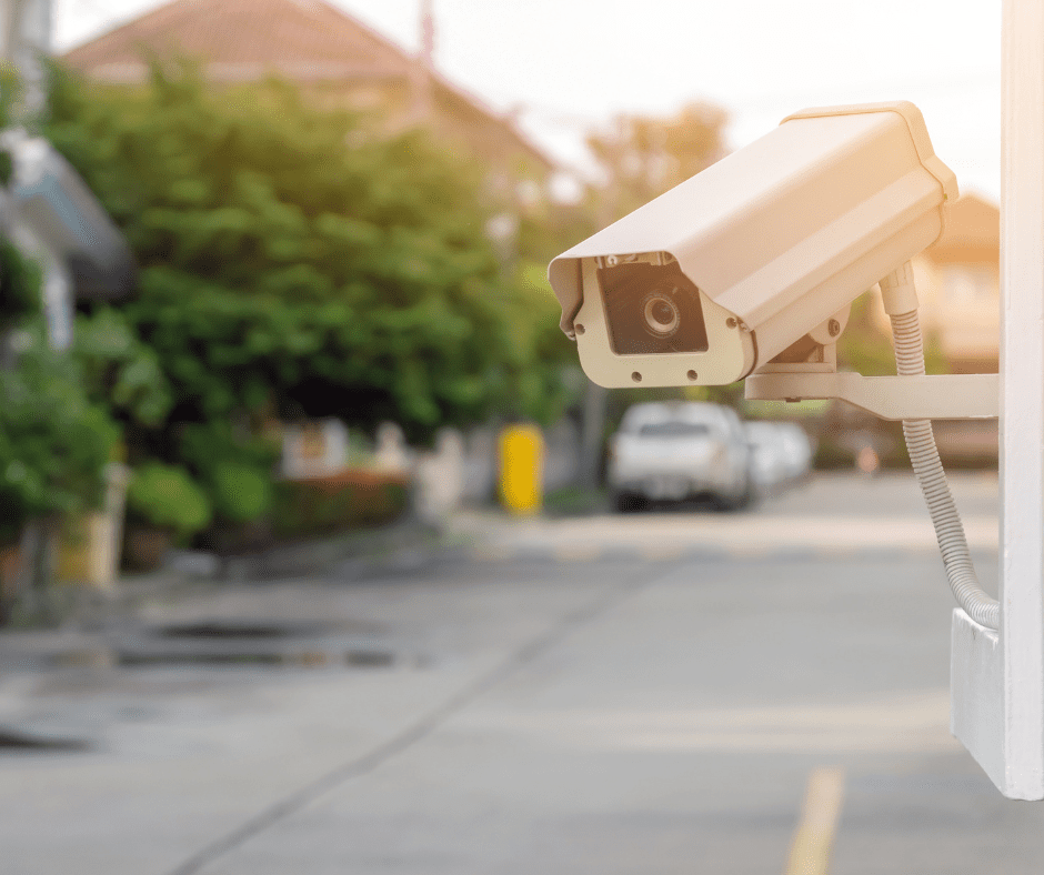CCTV in residential area 