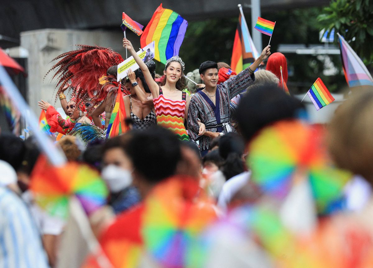 Bangkok celebrates pride month with their first official pride parade