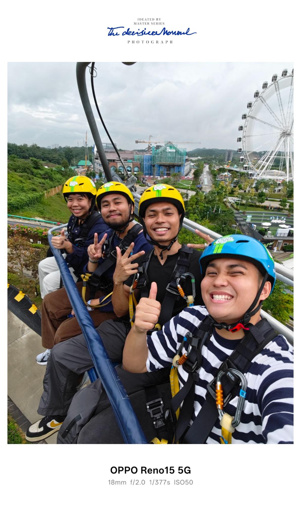 We Tried OPPO’s 50MP Ultra-Wide Camera And AI Motion Photo Popout Feature… While Flying On A Zipline