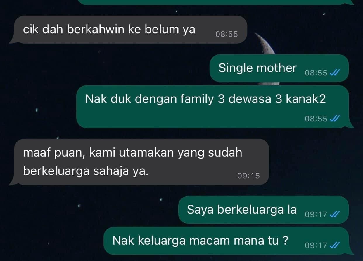 Conversation on WhatsApp application