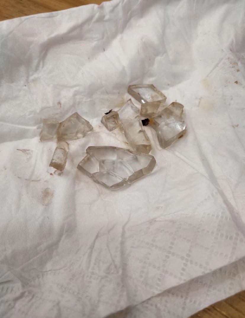 glass shards