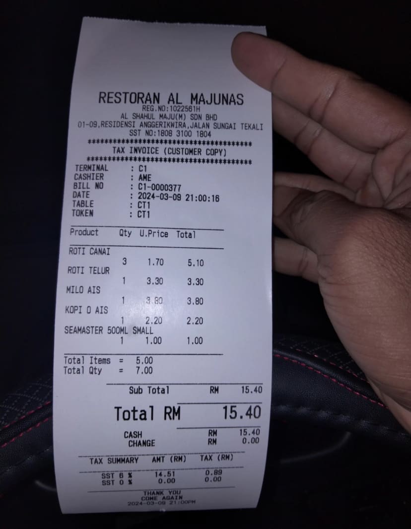 receipt