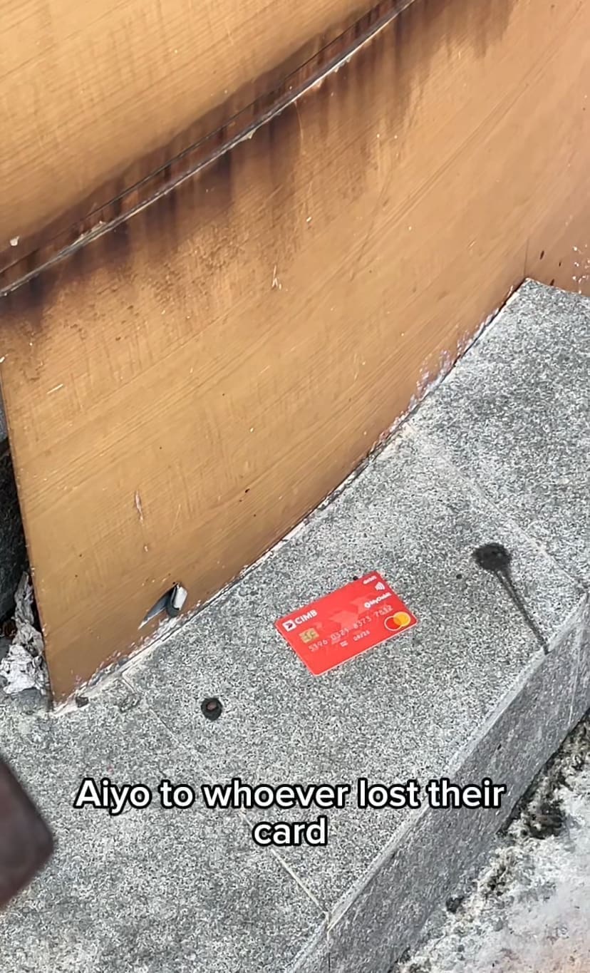 lost bank card