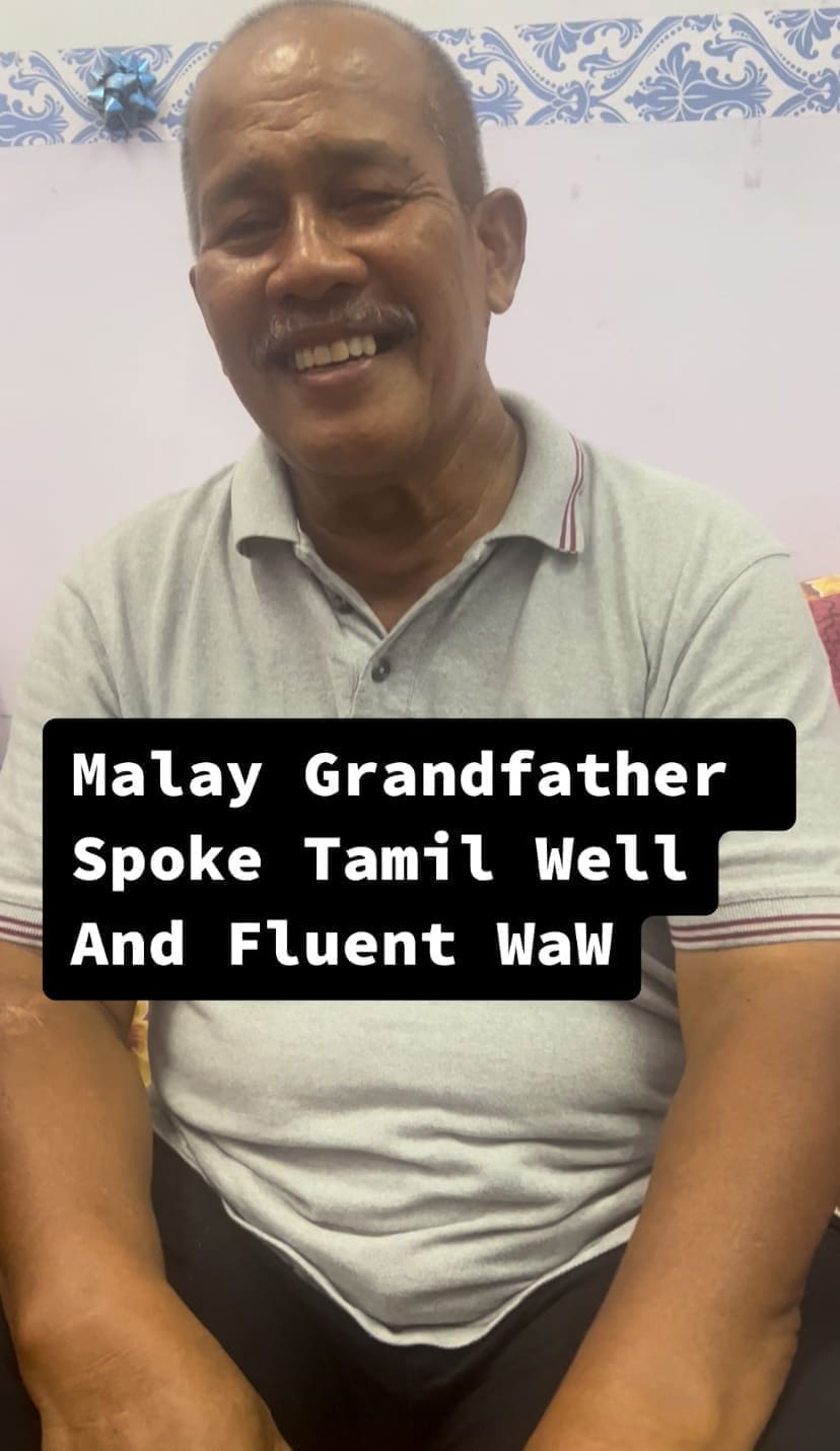 Malaysian pakcik wows netizens by speaking in fluent Tamil