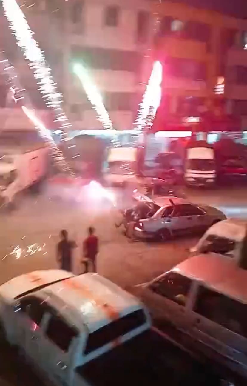 Firework blasted from Proton Waja in Selayang