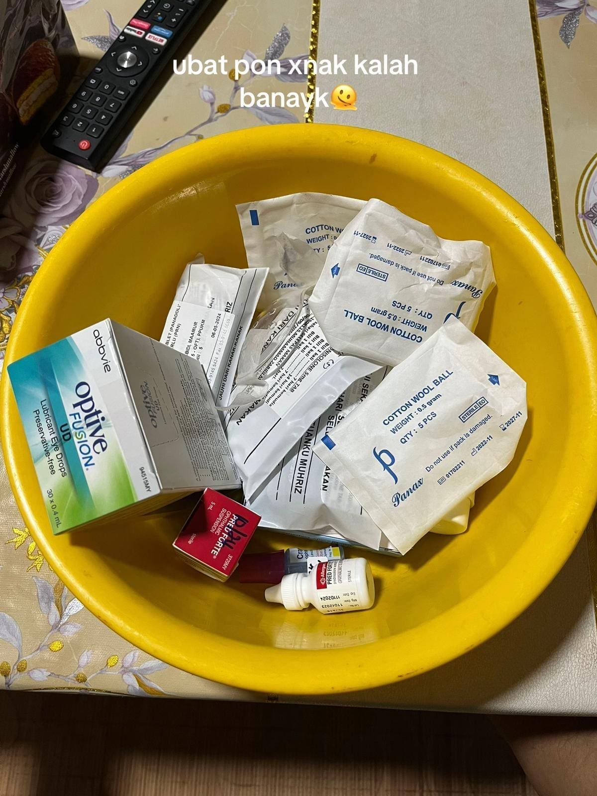 Meds for cornea transplant 