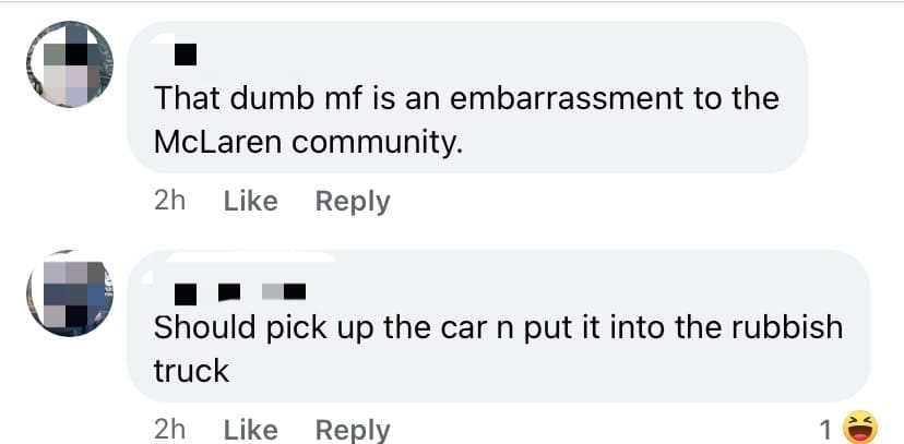 Mont Kiara Luxury Condo Resident Frustrated As McLaren Blocks Garbage Truck Entry - comment