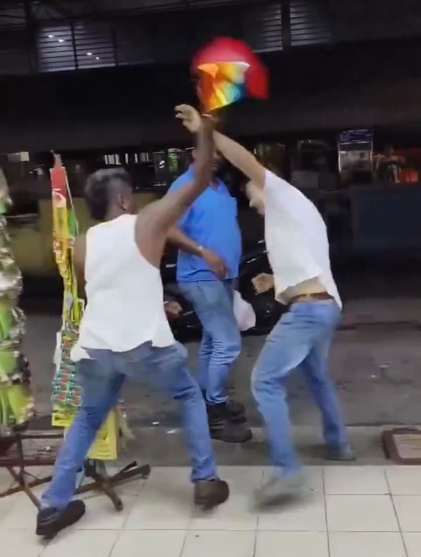 2 men brawled at Penang convenience store