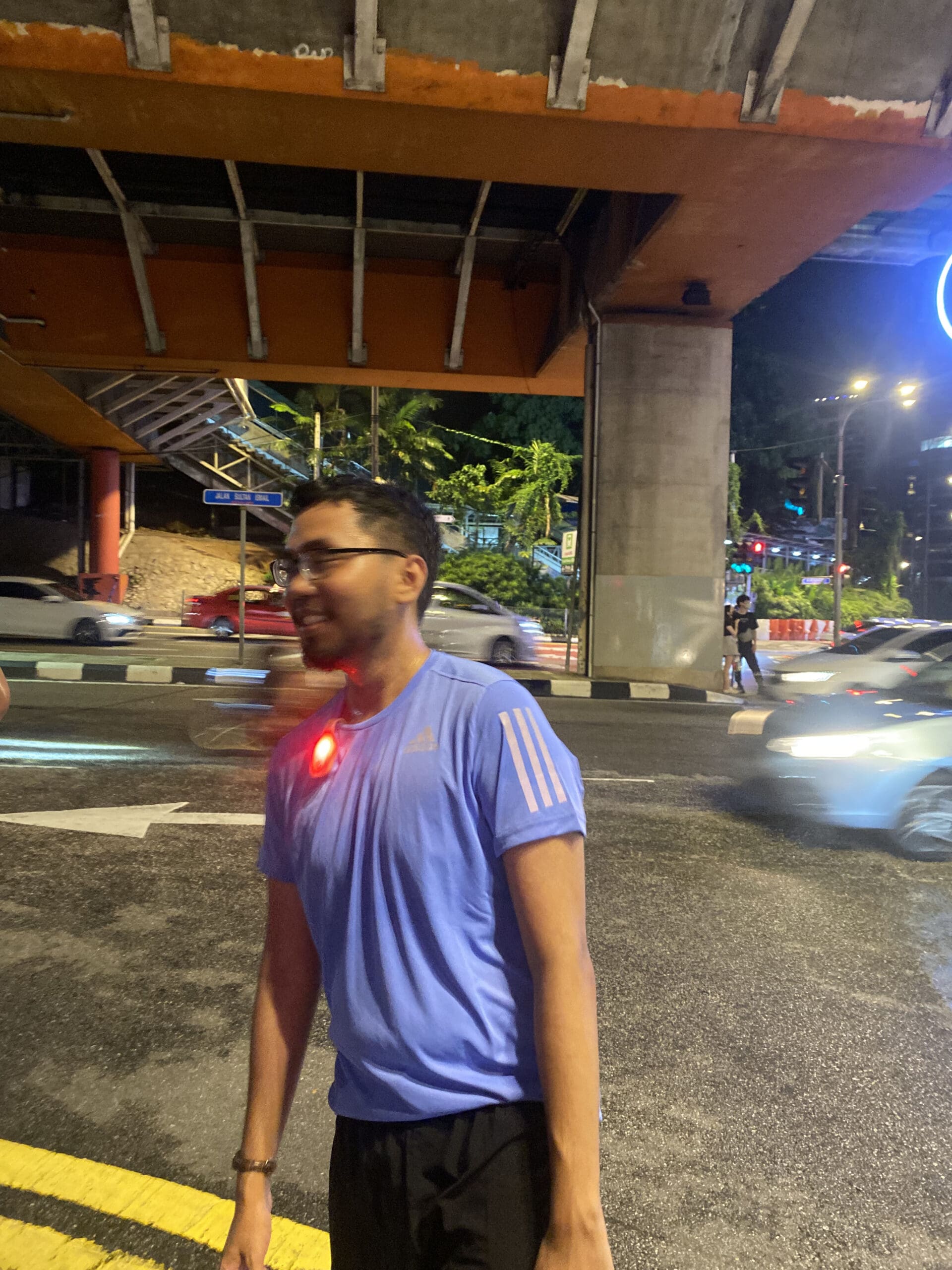 Man smiling at Adidas ARKL Run 2023 