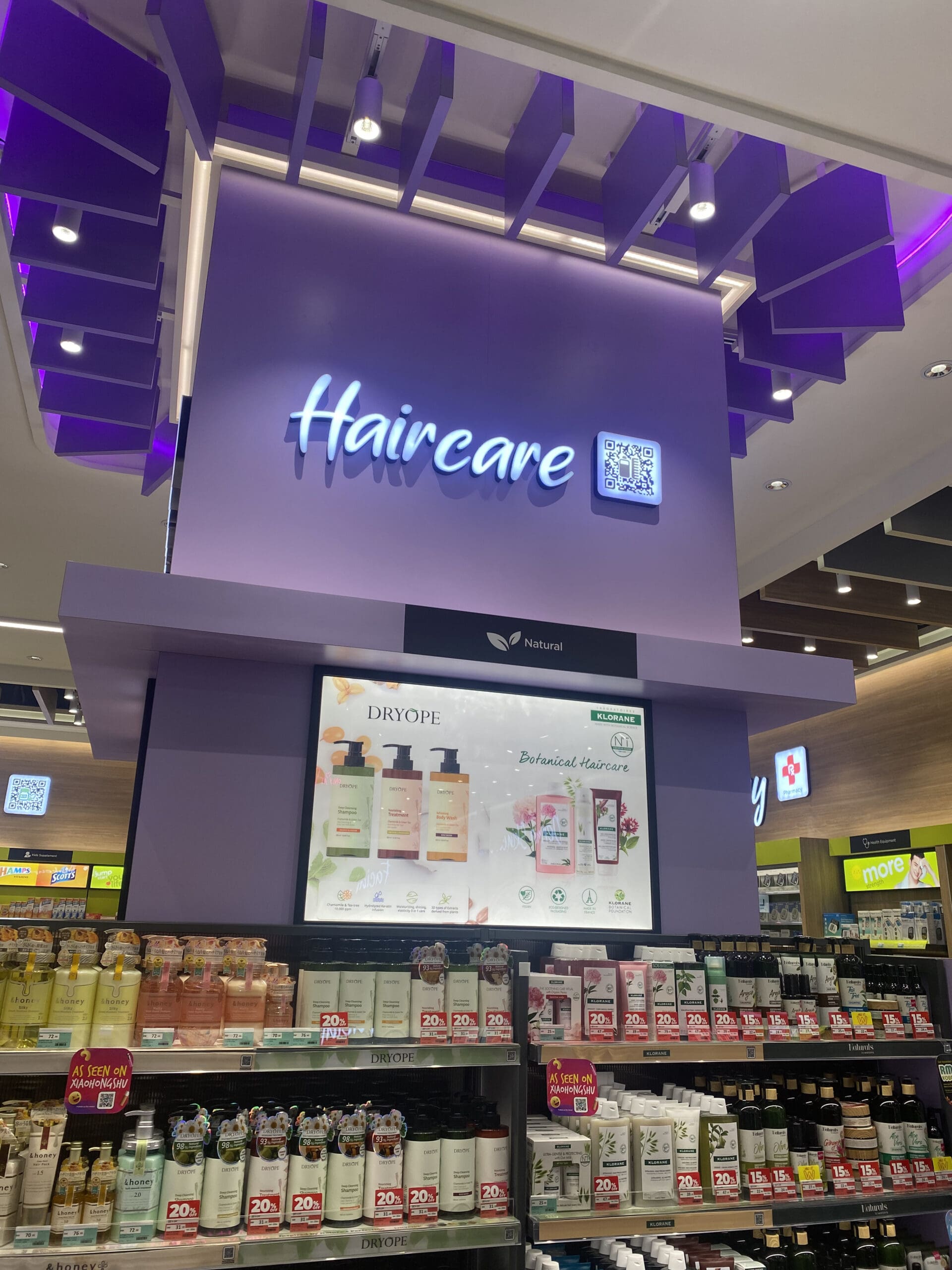 Watsons 700th Store KSL Esplanade Mall  - haircare section