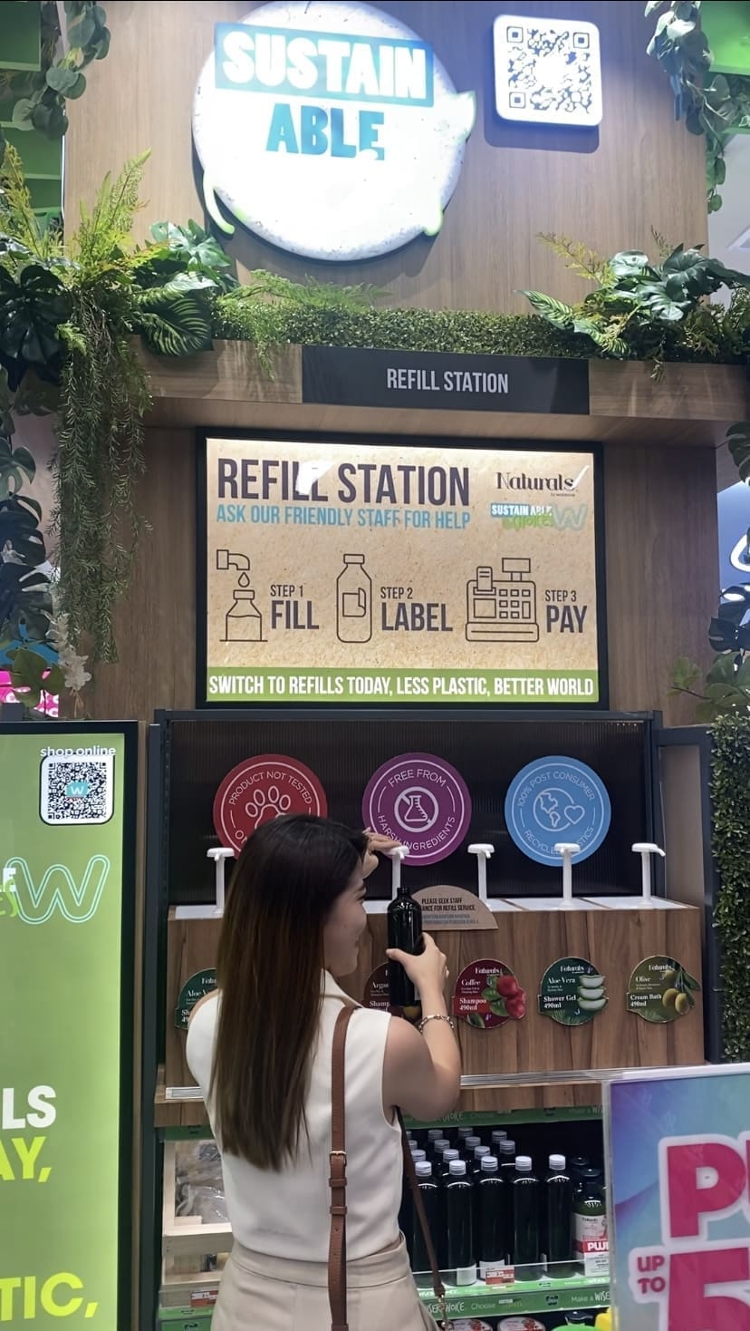 Watsons 700th Store KSL Esplanade Mall  - refill station