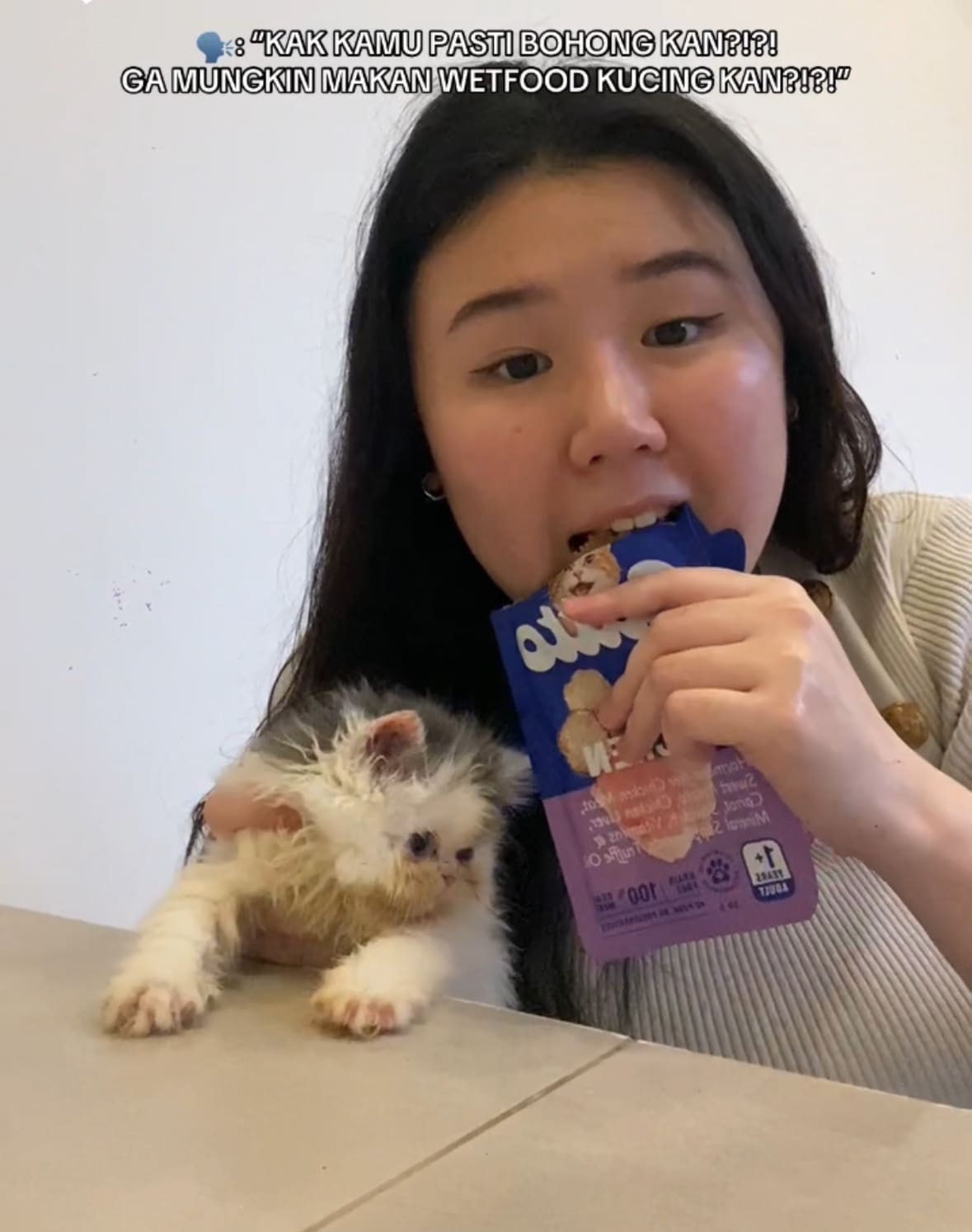Indonesian Influencer Tries Cat Food And Mixes It With Instant Noodles, Calls It Delicious