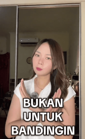 indonesian woman talking about anwar's leadership