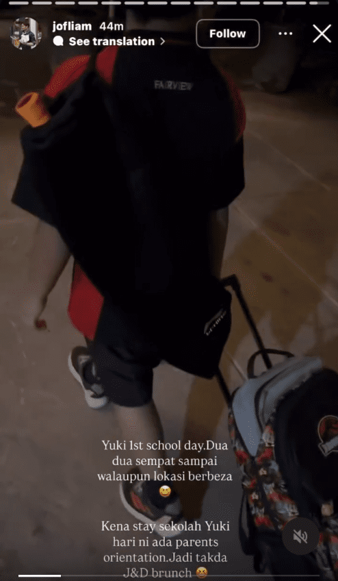 Jofliam sending kids to school