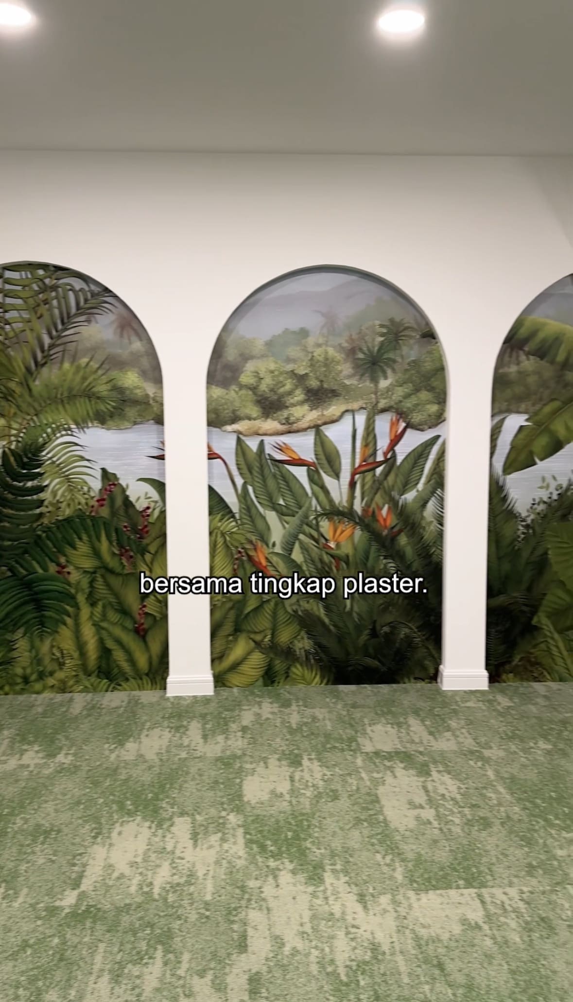 jungle wallpaper concept surau - christy ng