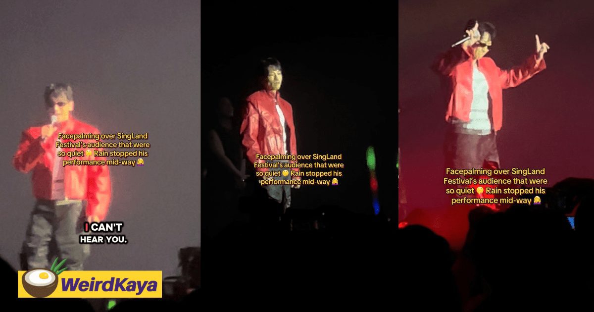 K-Pop Singer Rain Tells Singapore Crowd To Sing Or He’ll Leave, Stops Mid-Performance