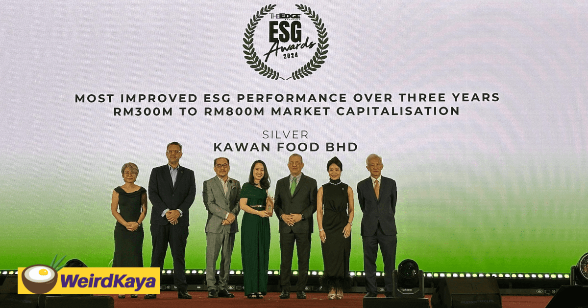 Kawan Food’s Commitment To Sustainability Earns Silver Award For Most Improved ESG Performance