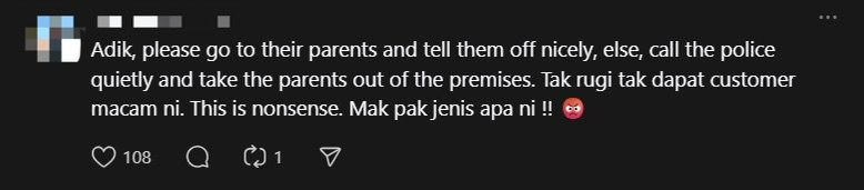 Group Of M'sian Kids Climb Cake Display Rack, Parents Allegedly Turned A Blind Eye comment 3